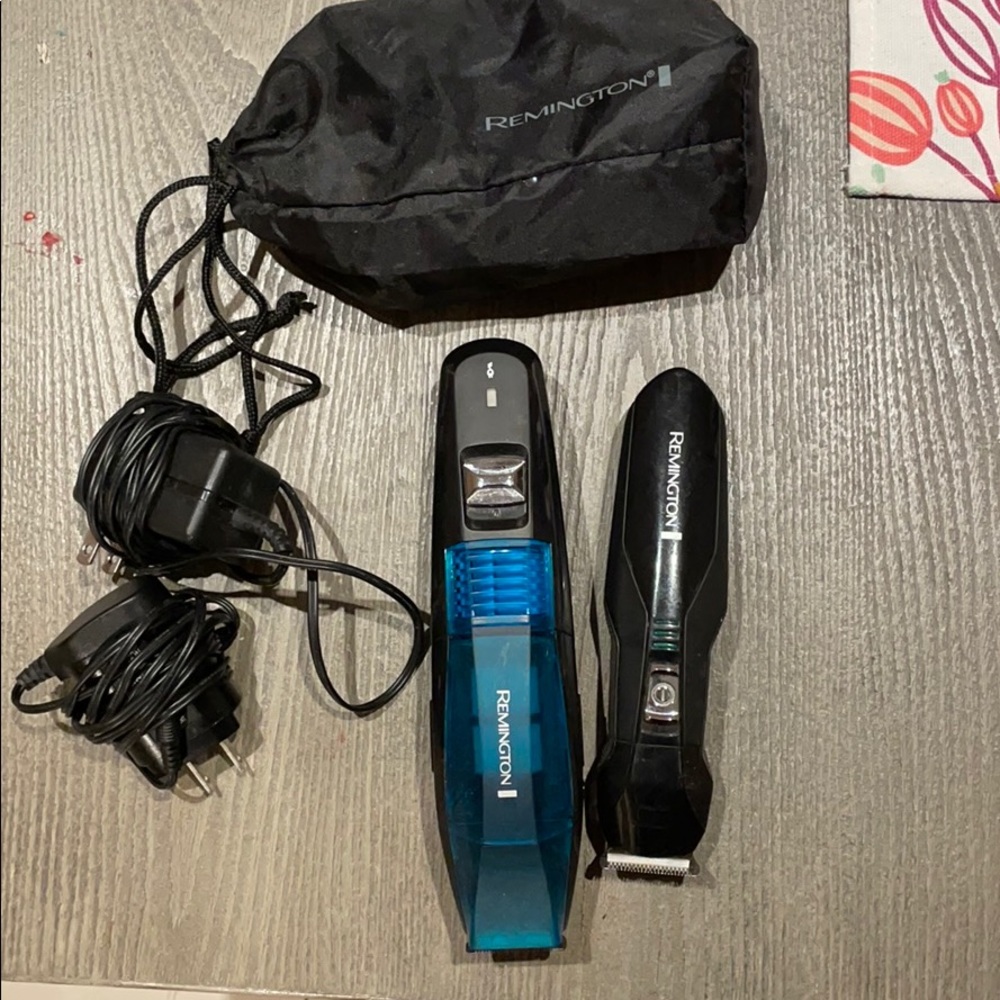 2 Remington model clippers with attachments
